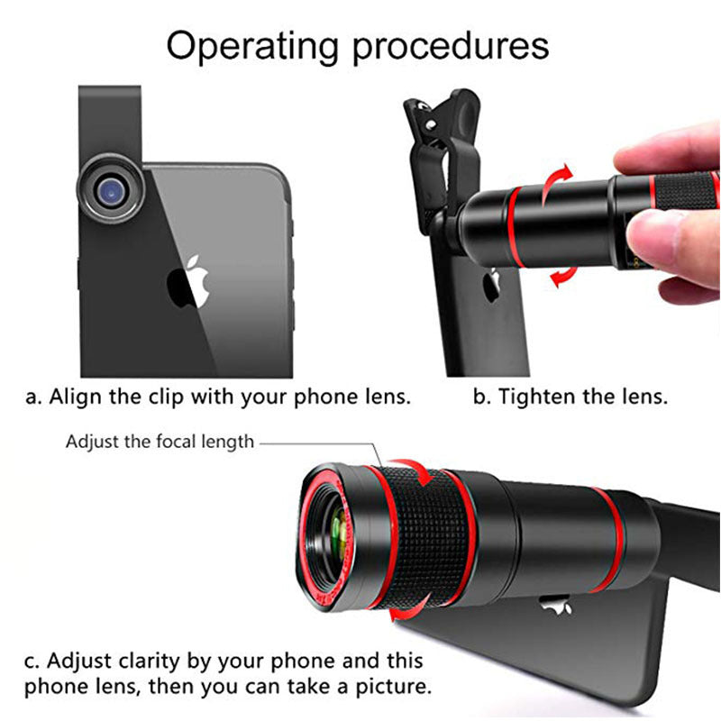 cell phone telescope lens