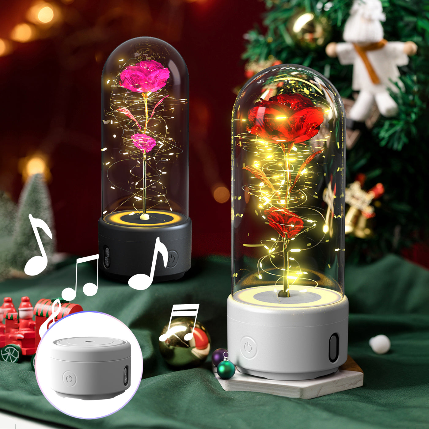 rose LED Bluetooth speaker
