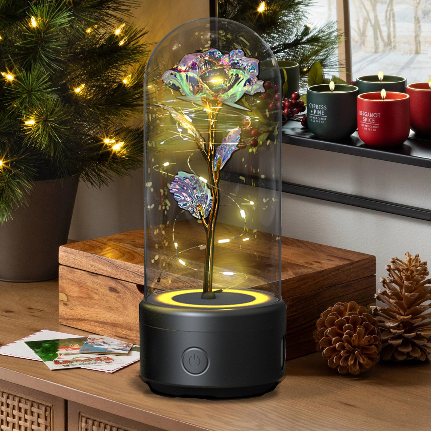 rose LED Bluetooth speaker
