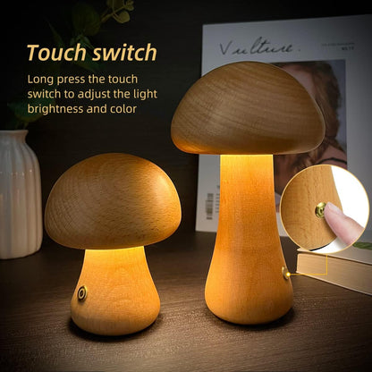 mushroom LED night light