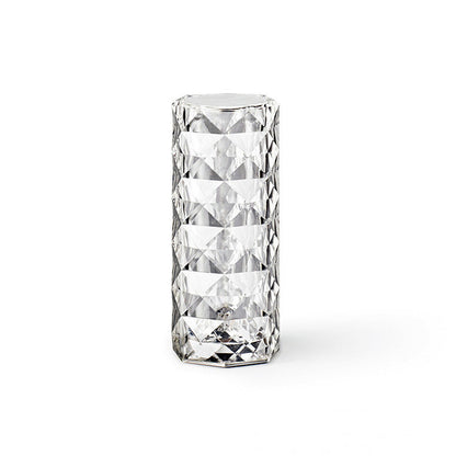 USB crystal table lamp